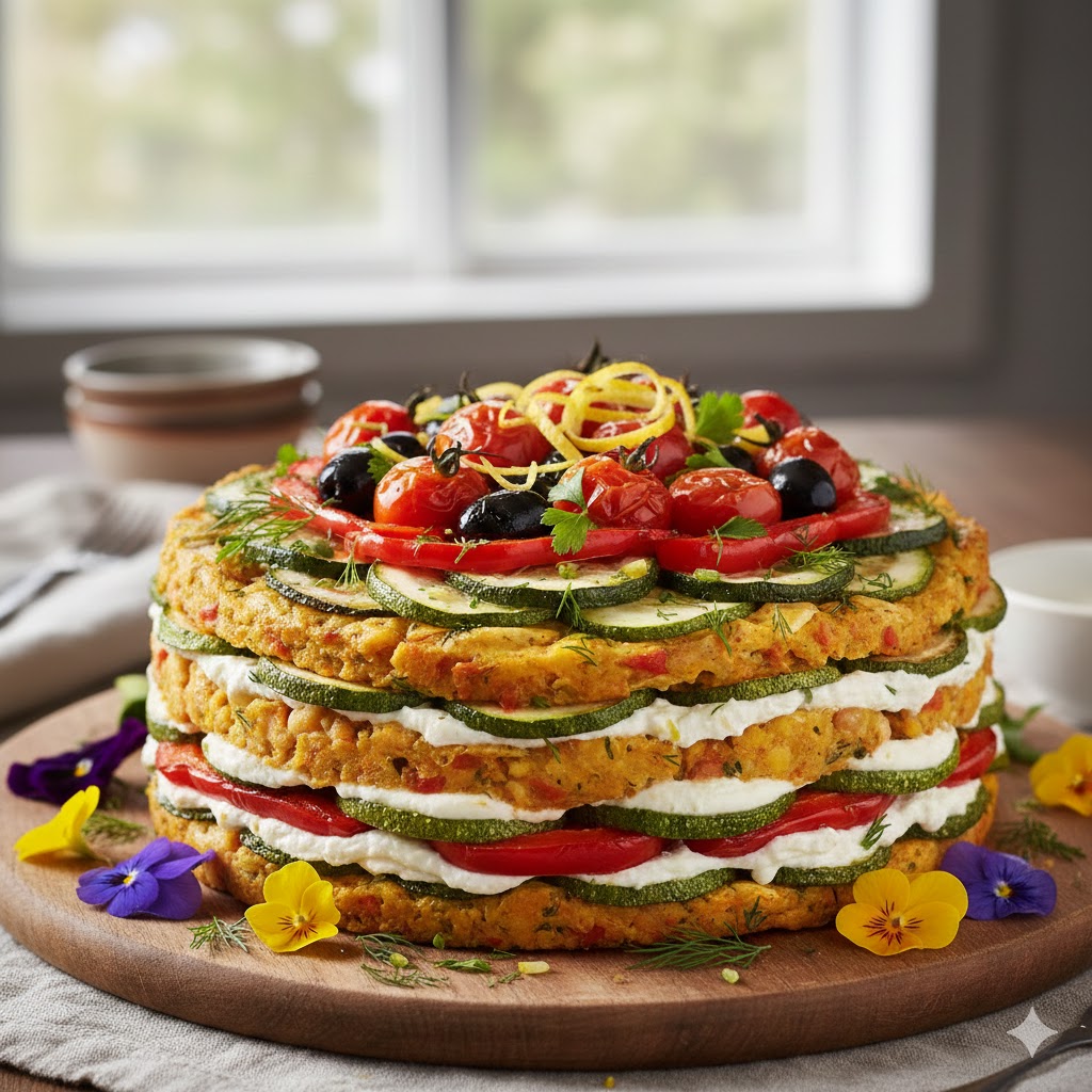slana torta posna