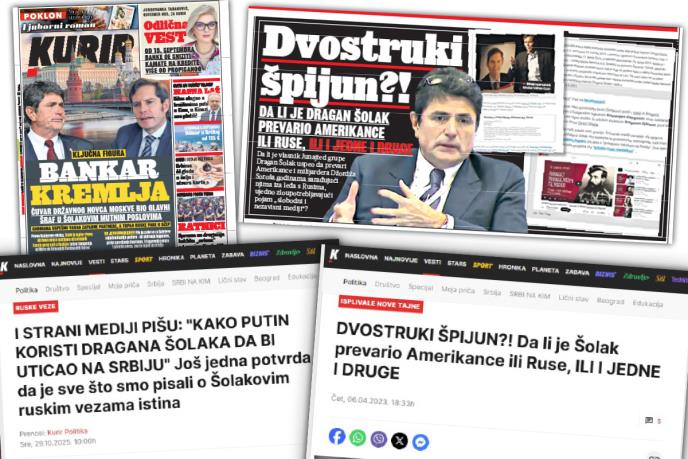 Šolak prevario zapadnjake i iza njihovih leđa radio s Rusima: Kurir razbio lažni mit o njemu kao prozapadnom zaštitniku slobodnih medija