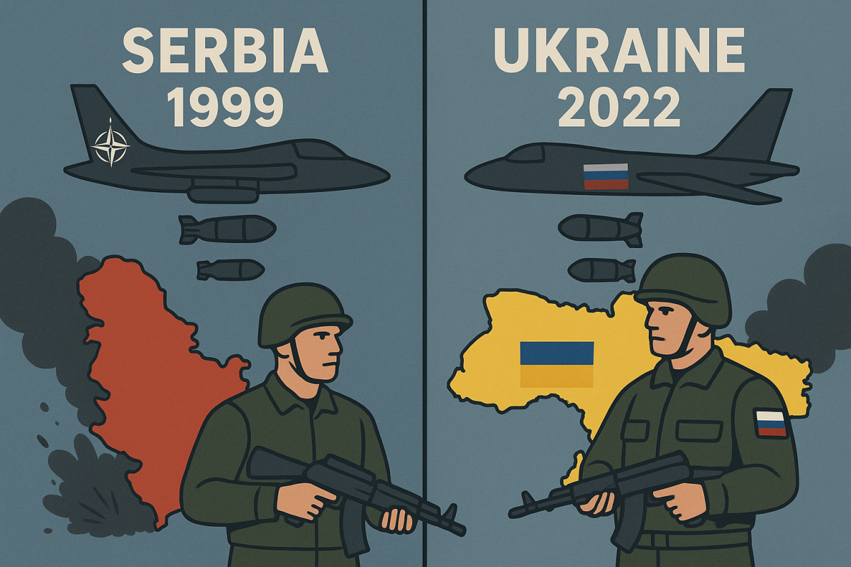 srbija i ukrajina bombardovanje