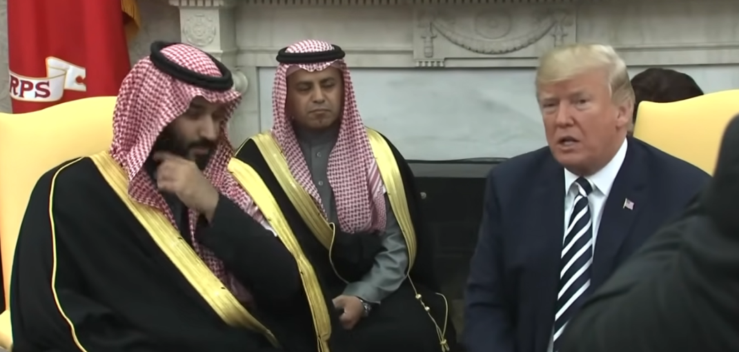 tBin Salman i Tramp