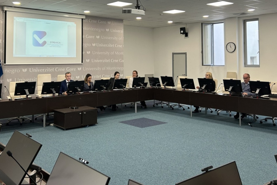 Održan kick off sastanak projekta DTRD-ECA na Univerzitetu Crne Gore