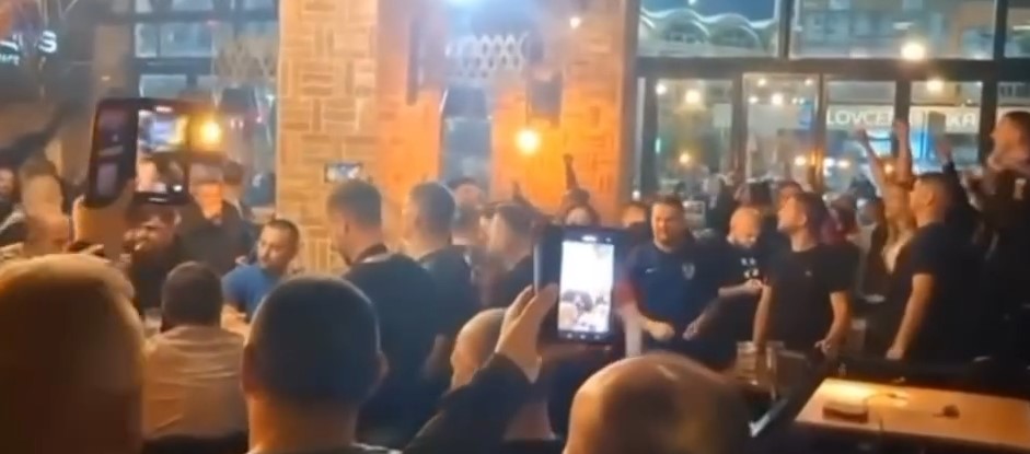 Skandalozan snimak iz Podgorice: Hrvatskim navijačima puštali pjesme ustaše Thompsona (VIDEO)