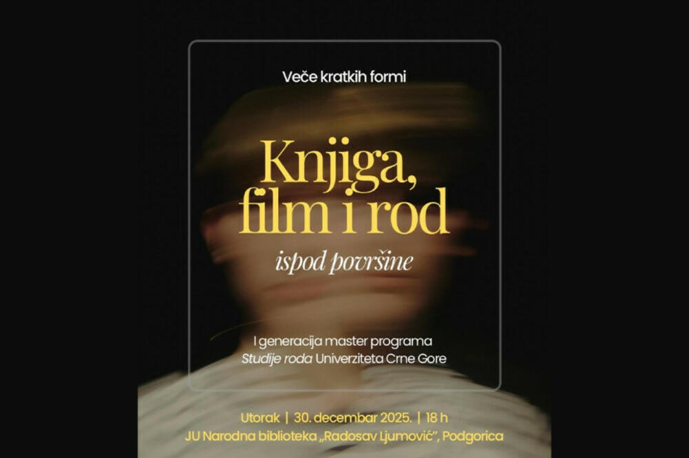 „Knjiga, film i rod – ispod površine“: Veče kratkih formi i kritičkog preispitivanja