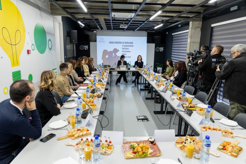 Radni doručak sa medijima o unapređenju liječenja karcinoma dojke u Crnoj Gori