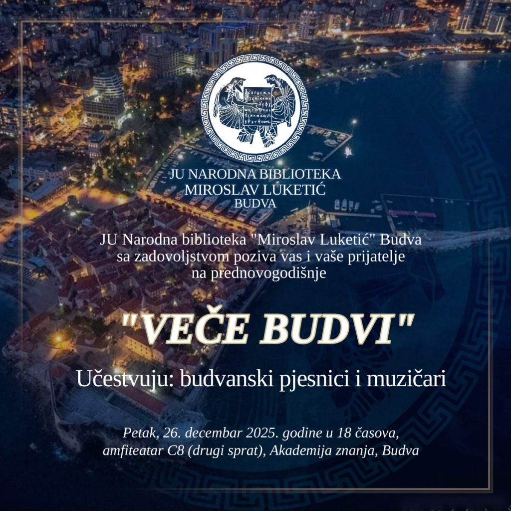 Prednovogodišnje poetsko–muzičko „Veče Budvi“