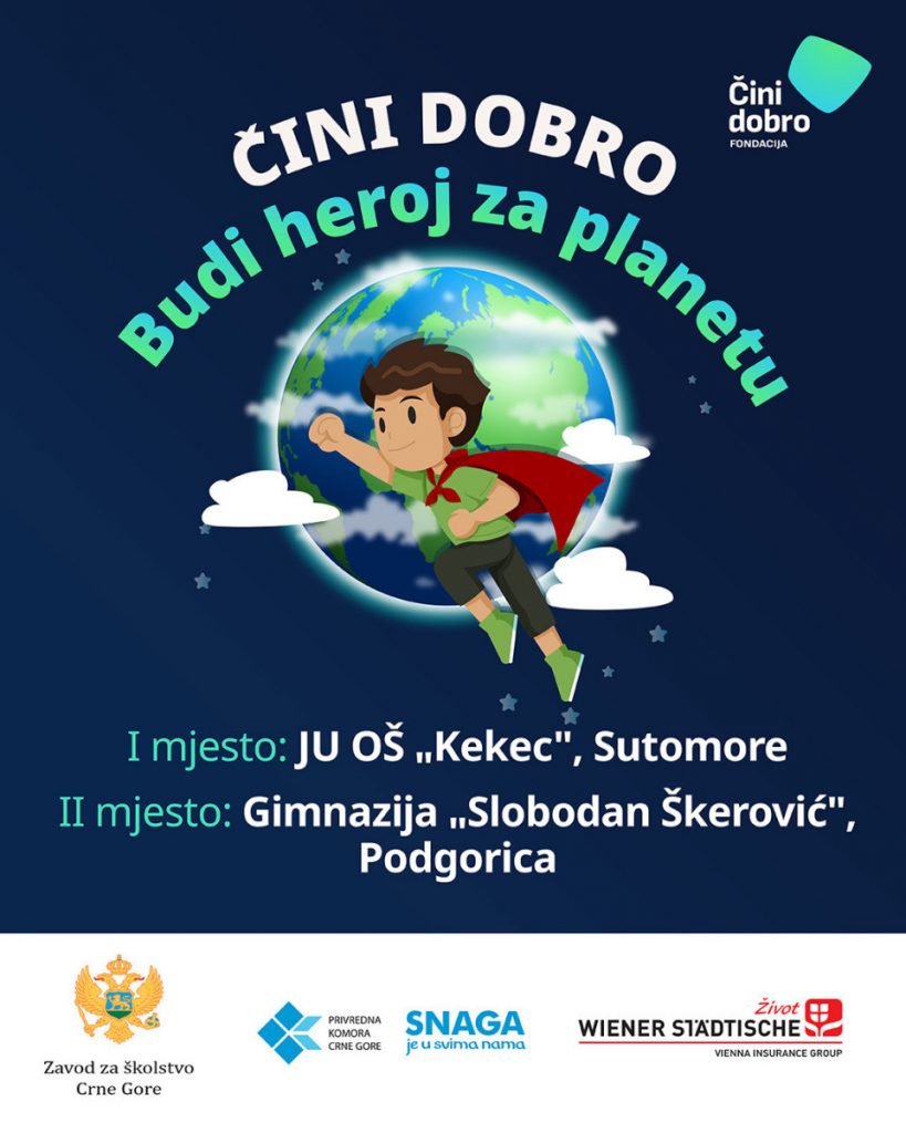 Izabrani najbolji na takmičenju „Čini dobro Budi heroj za planetu!“