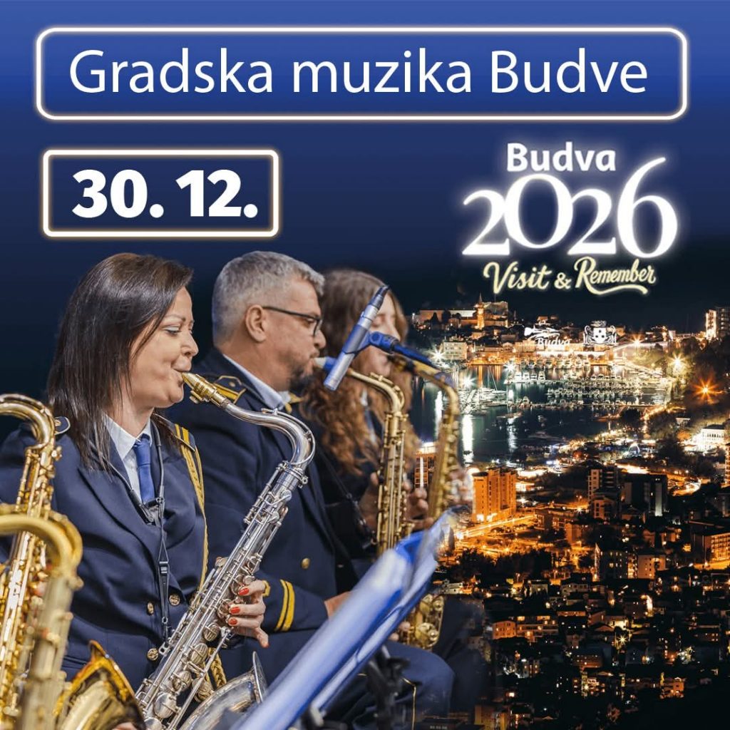 Koncertom Gradske muzike danas ispred Starog grada započinje drugi dan novogodišnjeg programa u Budvi
