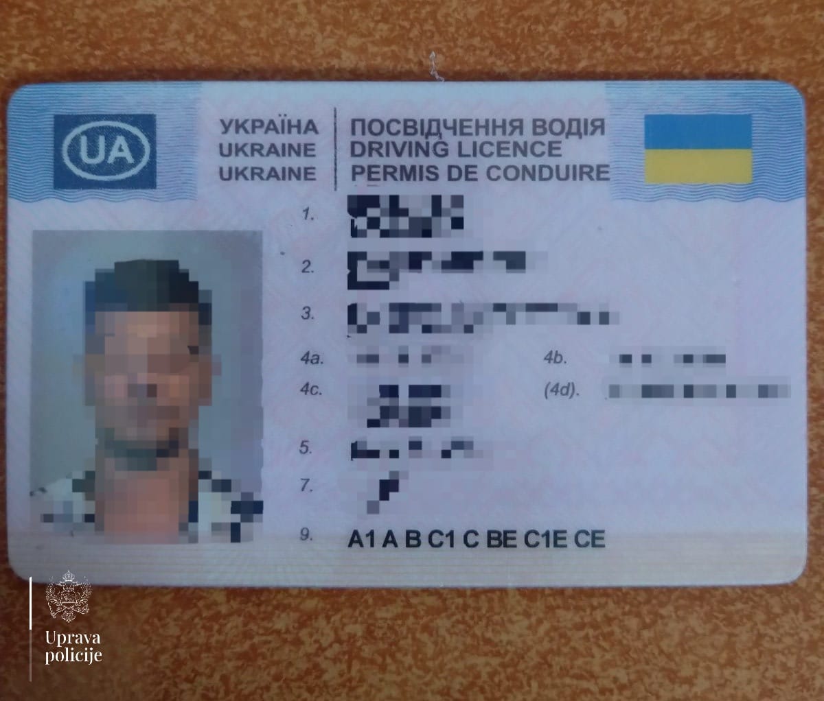 Falsifikovana vozačka dozvola