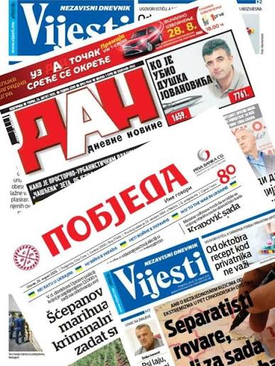 Kad obraz zamijeni đon: „Dan“ i „Vijesti“ do juče optuživali jedne druge da su špijuni, danas ih pare udružile
