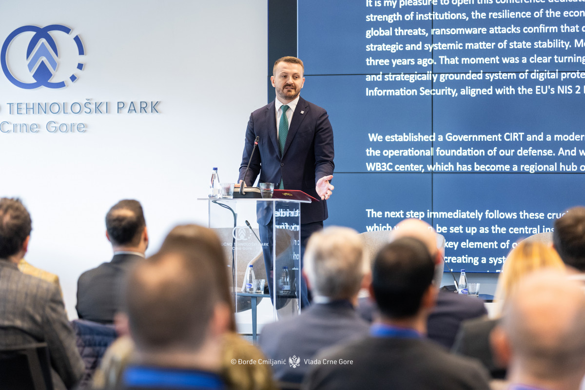 Ministar Dukaj Regionalna konferencija Suočavanje sa ransomverom Analiza i strategije (1)