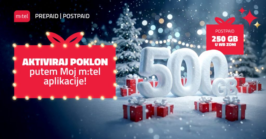 Doživite prazničnu povezanost, uz MTEL akcije za sve korisnike: Poklon gigabajti, snižene roming ponude i otključani TV sadržaji