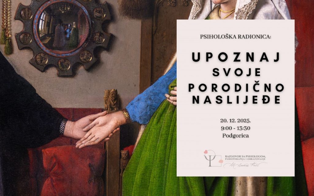 Psihološka radionica “Upoznaj svoje porodično nasljeđe” u NB „Radosav Ljumović“