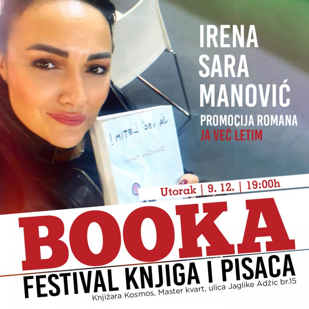 Promocija knjige Ja već letim! Irene Sare Manović u Kosmos knjižari