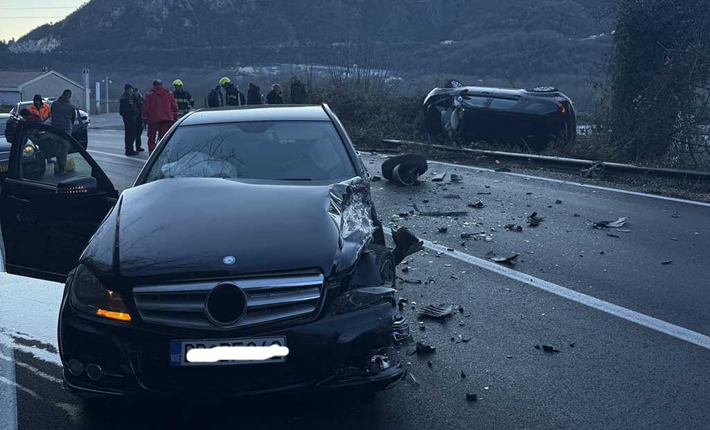 Saobraćajna nezgoda na putu Bar-Virpazar, ima povrijeđenih