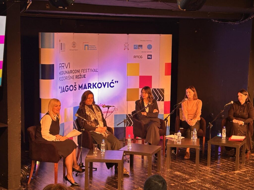 Borovinić Bojović učestvovala na panel diskusiji: Festival pozorišne režije „Jagoš Marković“ kao prostor razmjene i novih veza