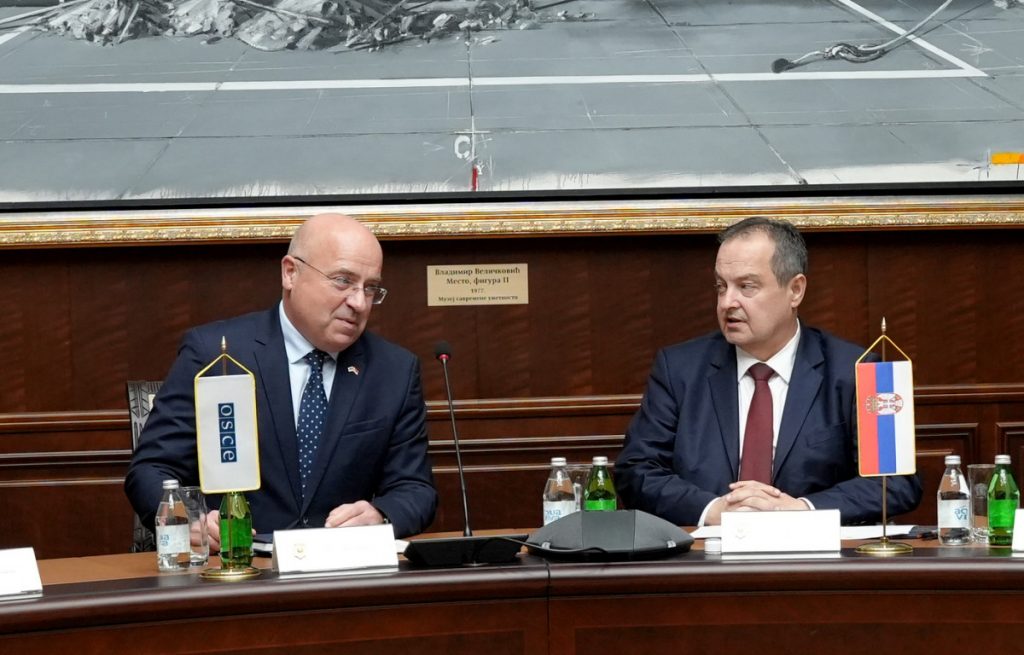 Dačić: OEBS i MUP o proširenju saradnje i jačanju vladavine prava u Srbiji