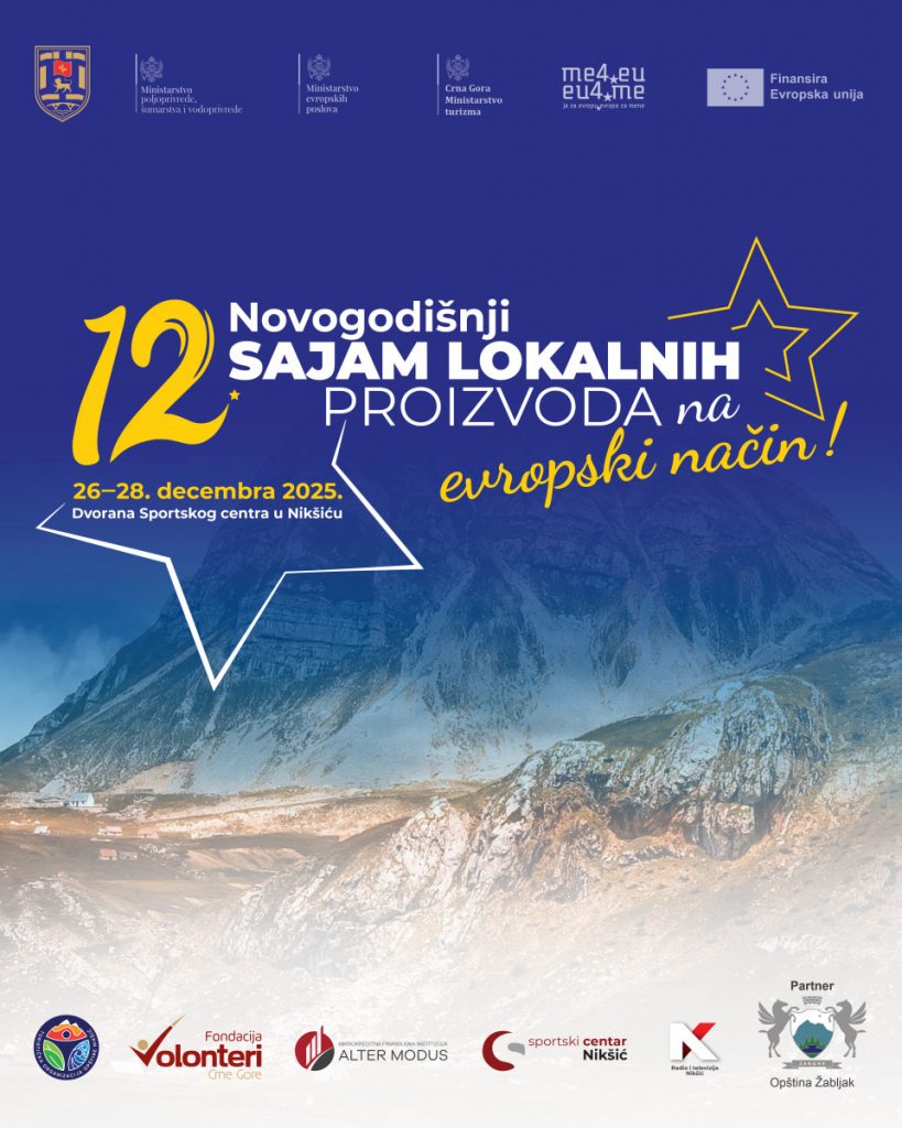 Nikšić: Počele prijave za XII novogodišnji sajam lokalnih proizvoda na evropski način