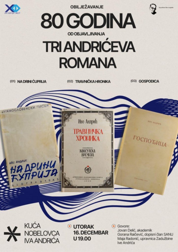 „Tri Andrićeva romana“ u kući Nobelovca u Herceg Novom