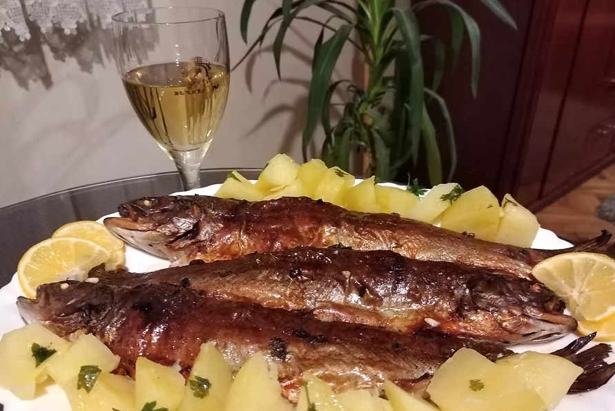 Pastrmka pečena u rerni