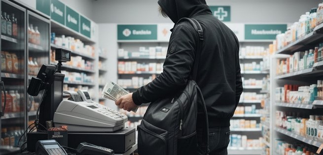Maloljetnik zadržan zbog krađe u Cetinju: Iz „Kuće hemije“ pokupio 1.150 eura, nije mu prvi put
