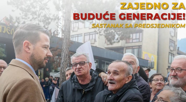 Milatović sjutra u Danilovgradu: Sastanak sa građanima