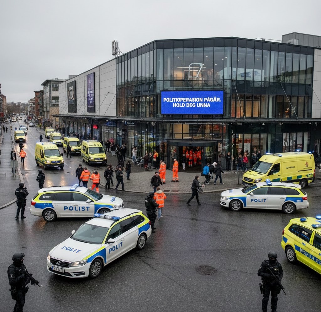 Pucnjava u tržnom centru u Oslu, policija uhapsila napadača