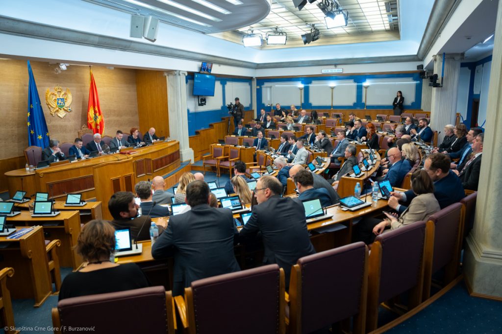 Sjutra sjednica Skupštine Crne Gore – početak u 12 časova