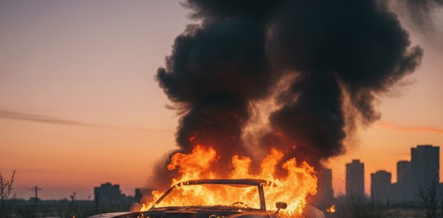 Podmetnut požar na parkingu Uprave za državnu imovinu: Uništavanje dokaze ili poruka biznismenima?