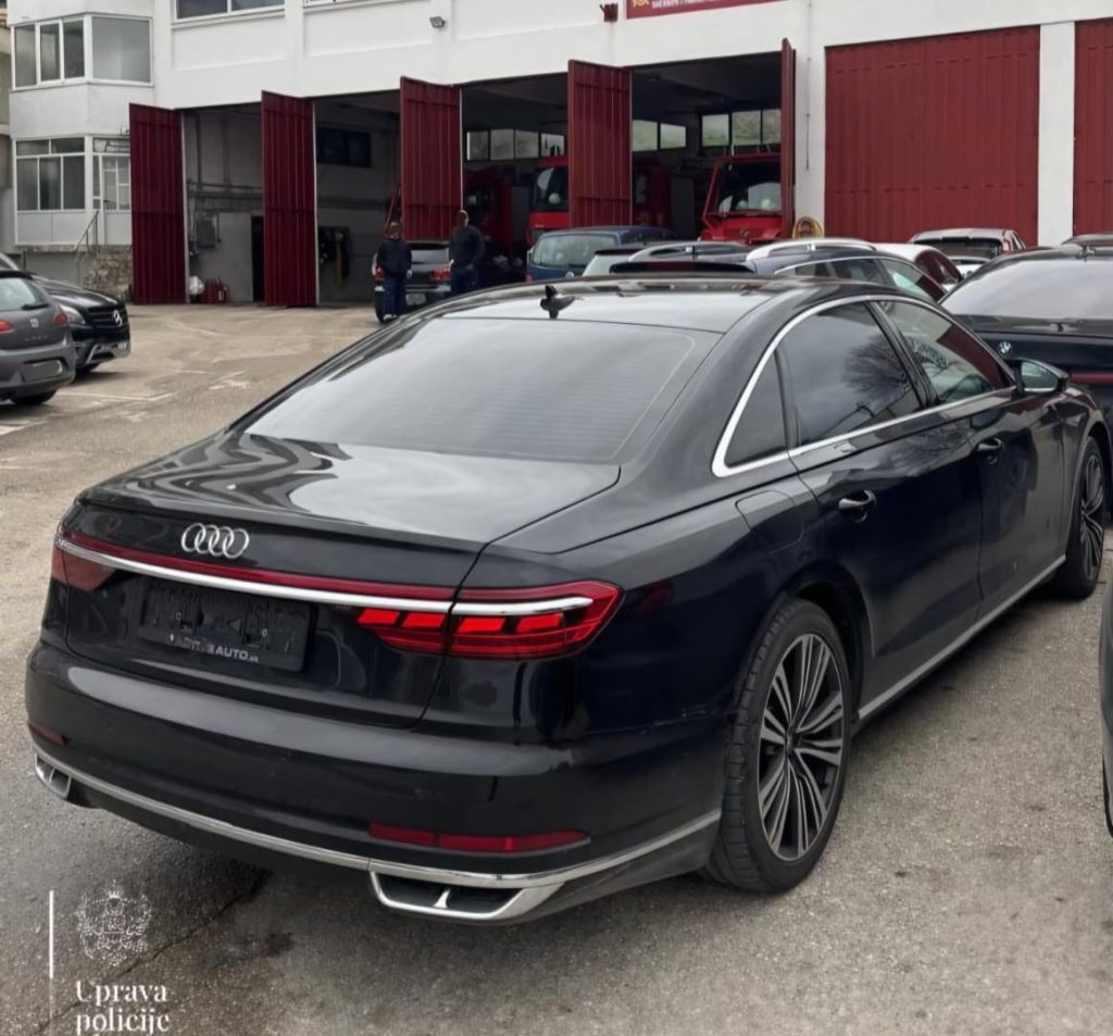 Oduzet Audi A8 od bezbjednosno interesantnog lica