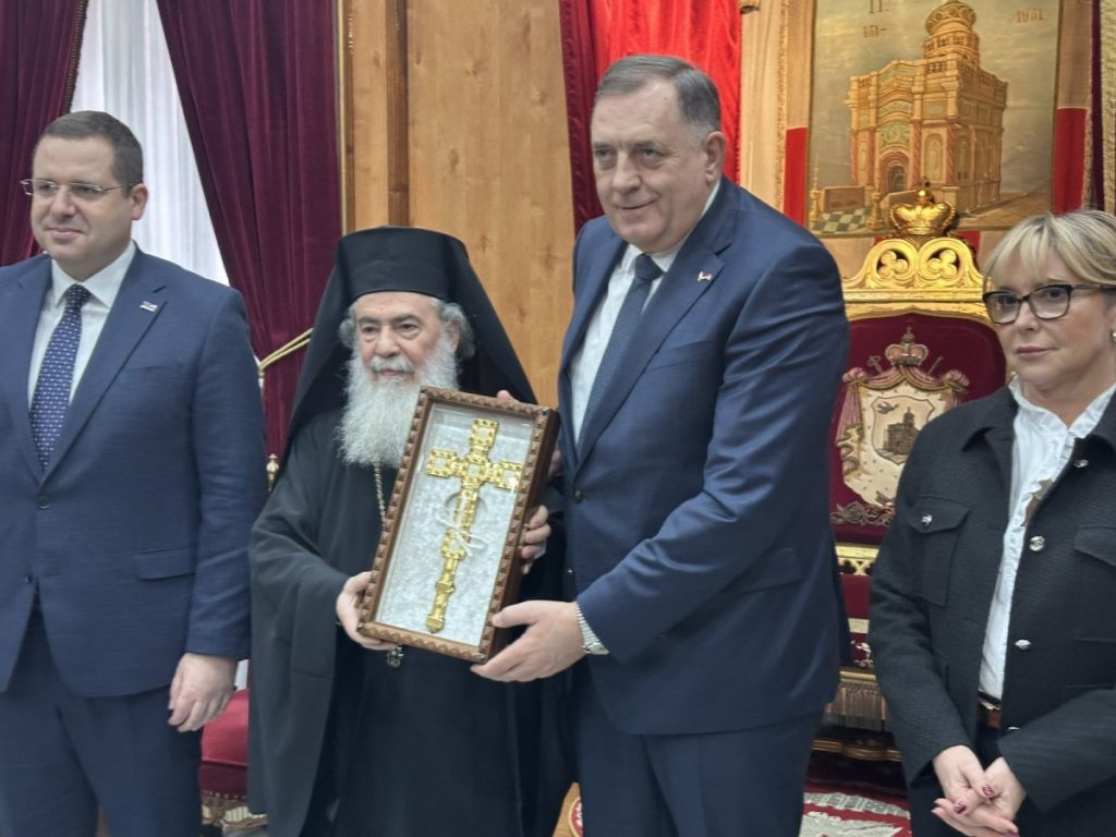 Dodik u Jerusalimu: Veze srpskog naroda sa Svetom zemljom traju vjekovima još od vremena Svetog Save