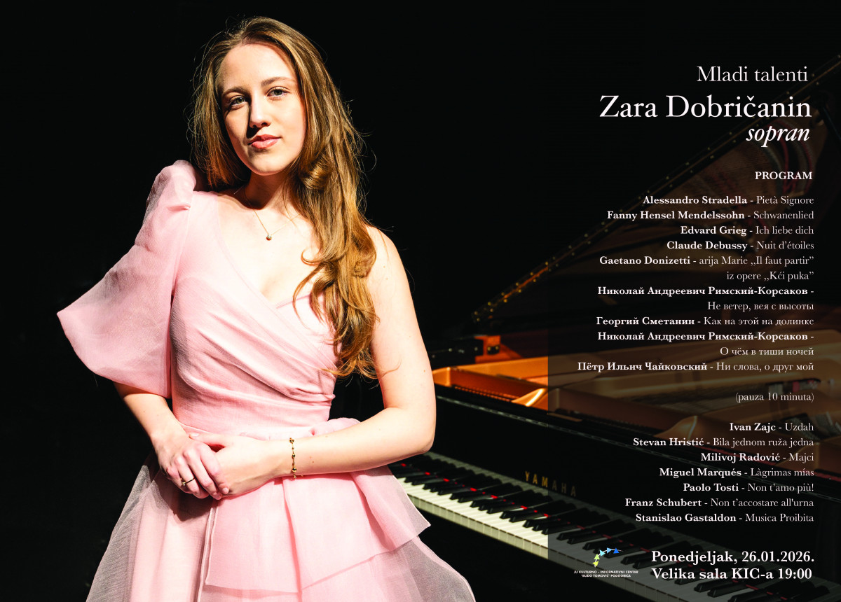 KONCERT SOPRANA ZARE DOBRIČANIN