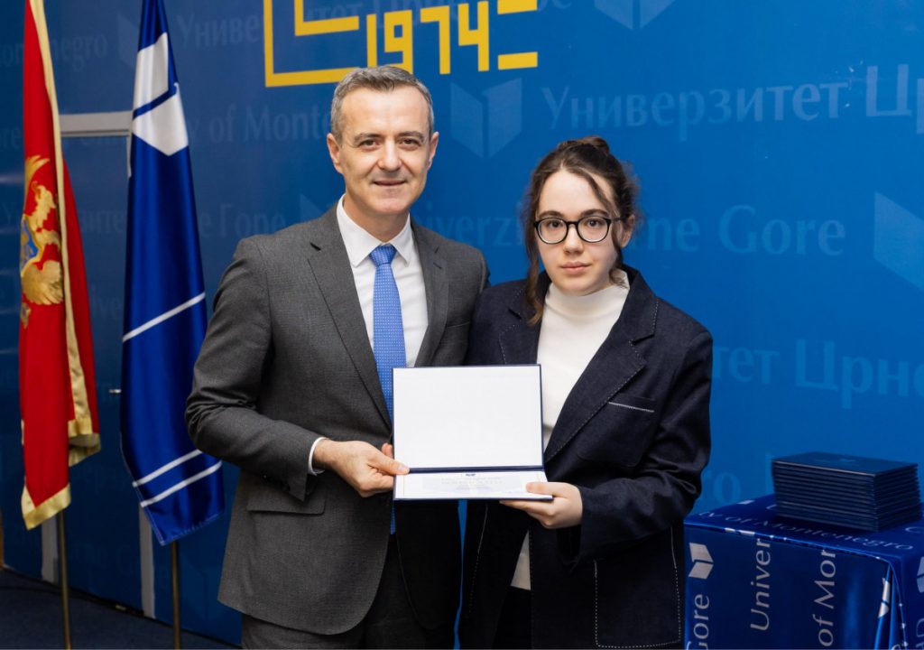 Sara Antović najbolja studentkinja Filozofskog fakulteta u studijskoj 2025/26. godini