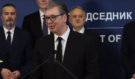 Zlatni vaterpolisti Srbije na prijemu kod Vučića: „Hvala vam na trudu, požrtvovanosti i ljubavi prema Srbiji“