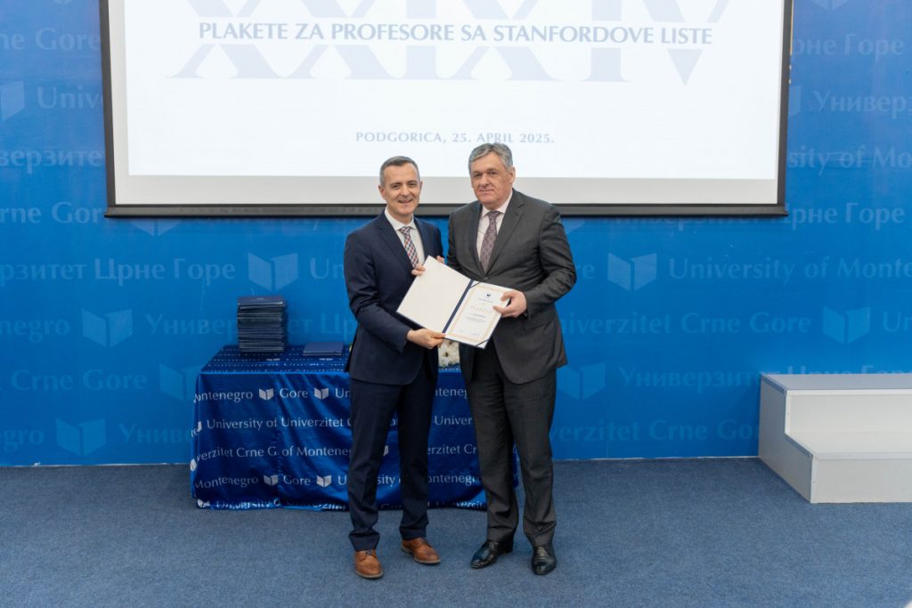 Prof. dr Srđan Stanković među 2% najuticajnijih naučnika svijeta: Nauka je naš najjači diplomatski adut