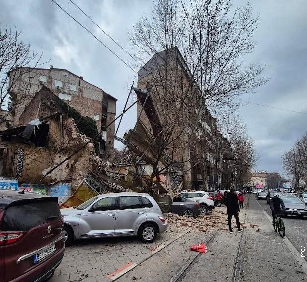 Srušila se kuća u Beogradu