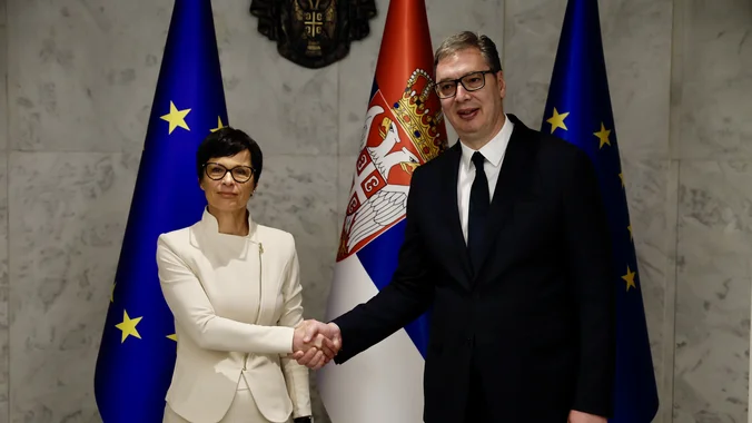 Vučić se u Davosu sastao sa Martom Kos