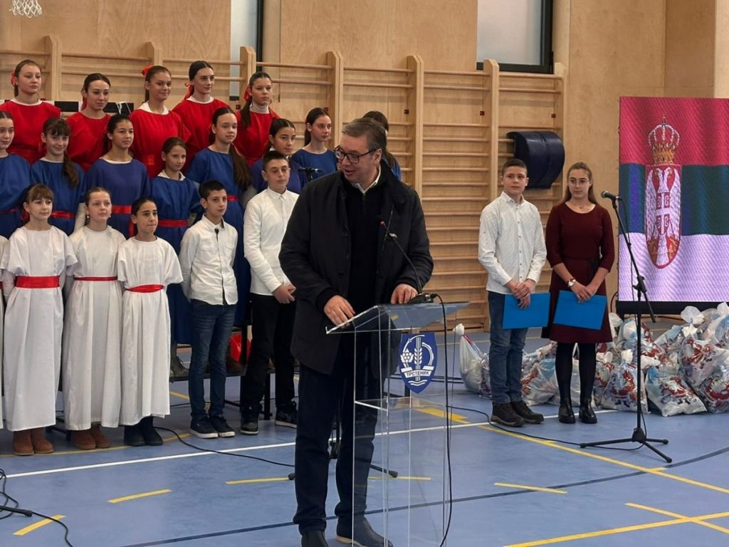 Vučić u Velikoj Drenovi: Srećan sam što sam u mjestu velikog Germana i Dobrice Ćosića