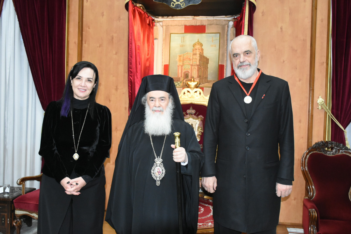 edi rama i patrijarh jerusalimski