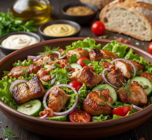 Salata od ostataka pečenja