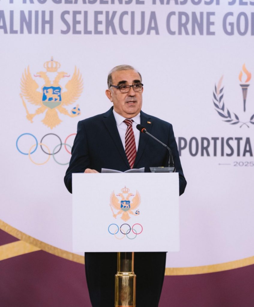 Simonović: Rezultati u 2025. snažan signal da se crnogorski sport kreće u dobrom pravcu