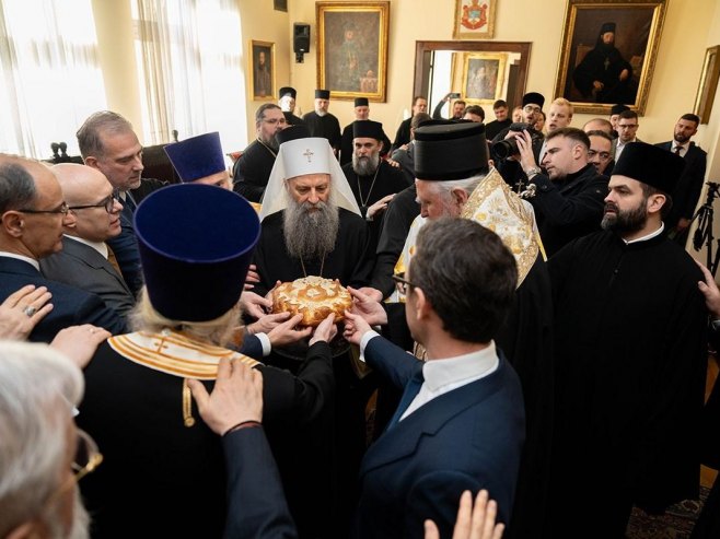Obilježena krsna slava patrijarha Porfirija, mitropolit Јoanikije poručio: Neka vas Bog poživi, vaša svetosti, na mnogaja ljeta, neka vam daruje duhovne kreposti, radosti, sile i mudrosti božanske da nas vodite i dalje