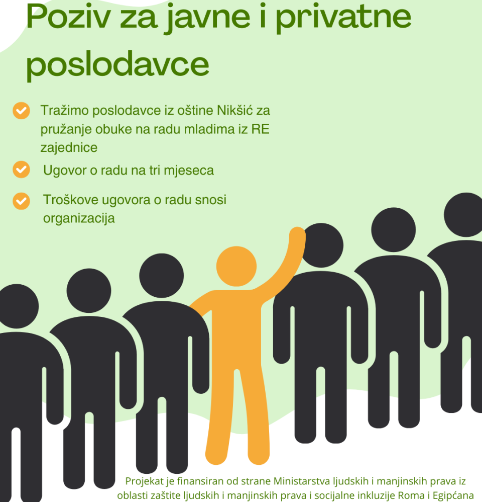 poziv za javne i privatne poslodavce