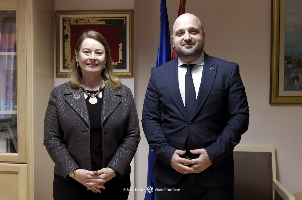 Božović primio u oproštajnu posjetu Rajnke: Saradnja bila sadržajna i usmjerena na konkretne rezultate