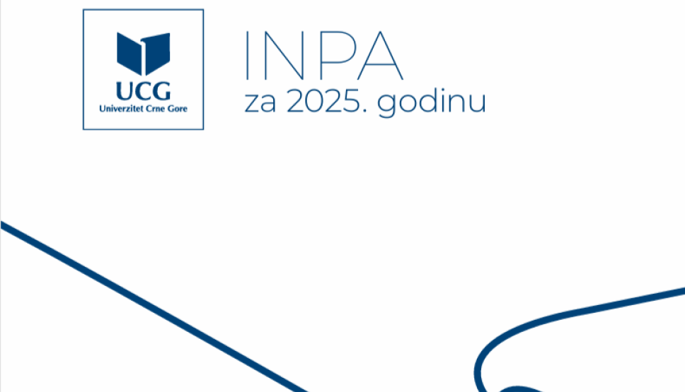 UCG objavio Izvještaj o radu za 2025: INPA kao novi instrument vrednovanja naučne produktivnosti