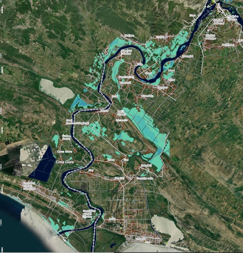 Na većini lokacija vodostaj u opadanju, kritične tačke još uvijek Vranjina i Rijeka Crnojevića