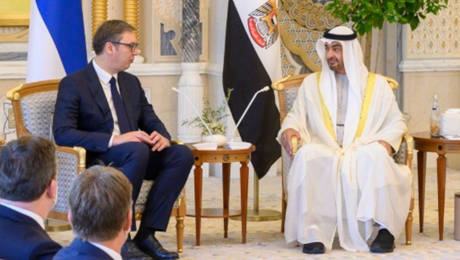Vučić se sastao sa Bin Zajedom: Nakon razgovora će učestvovati na panelu partnerstvo i saradnja u oblasti energetike