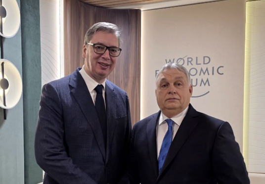 Vučić se sastao u Davosu sa Orbanom: Sa prijateljima je sve lakše
