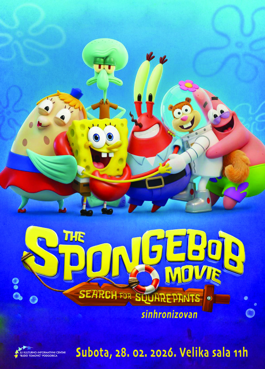 FILM SUNĐER BOB – PROKLETSTVO PIRATA u KIC-u BUDO TOMOVIĆ