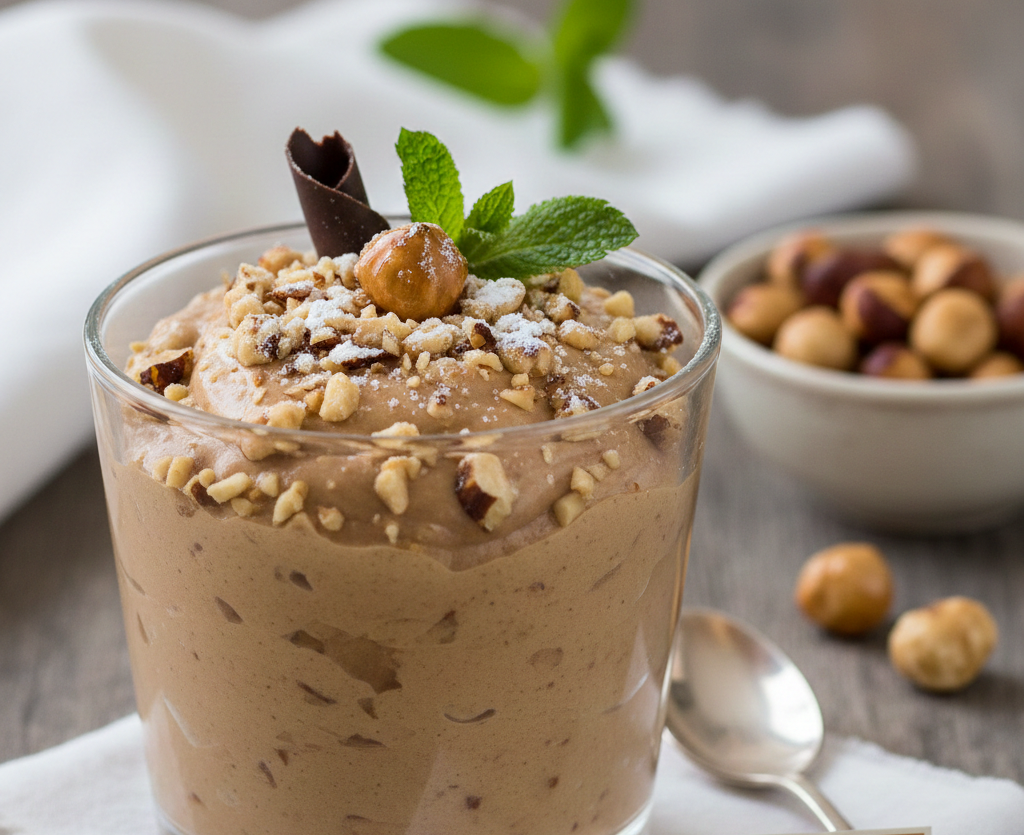Brzi mousse od pečenih lješnika