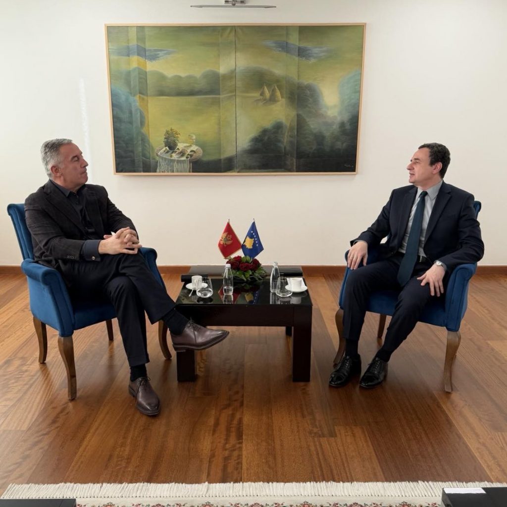 Đukanović prošetao Kosmetom i sastao se sa Kurtijem: Analizirali procese na Zapadnom Balkanu
